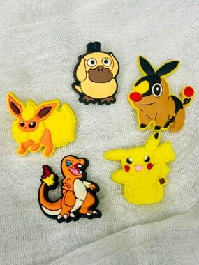 Pokemon Croc Charms, Jibbitz - Set #36